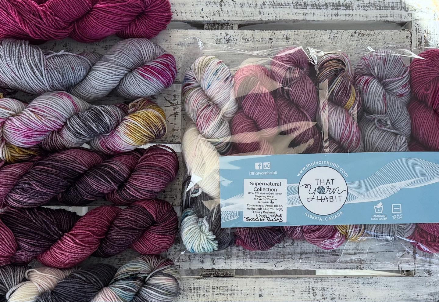 Supernatural Fingering 80/20 Half Skein Set