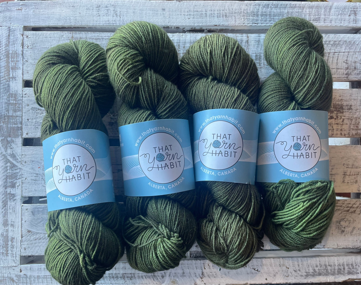 Moss Green Fingering 80/20