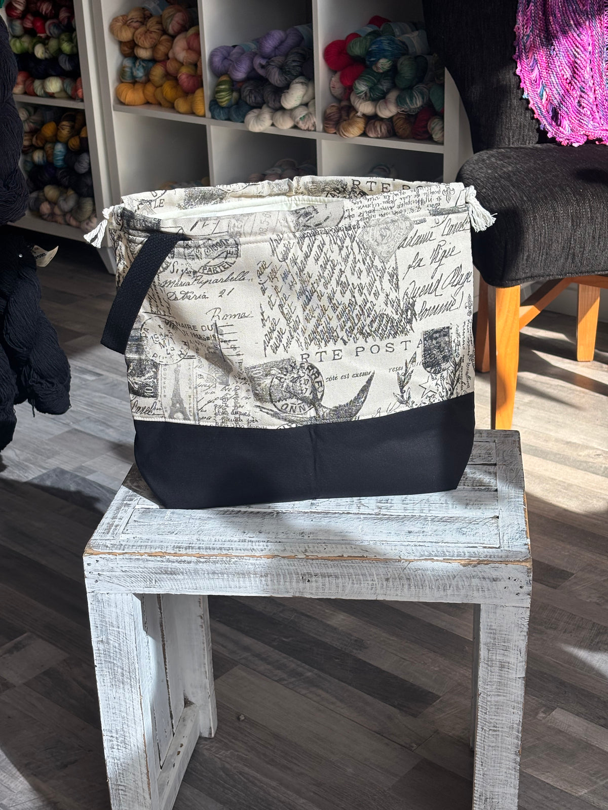 Large Drawstring Project Bag