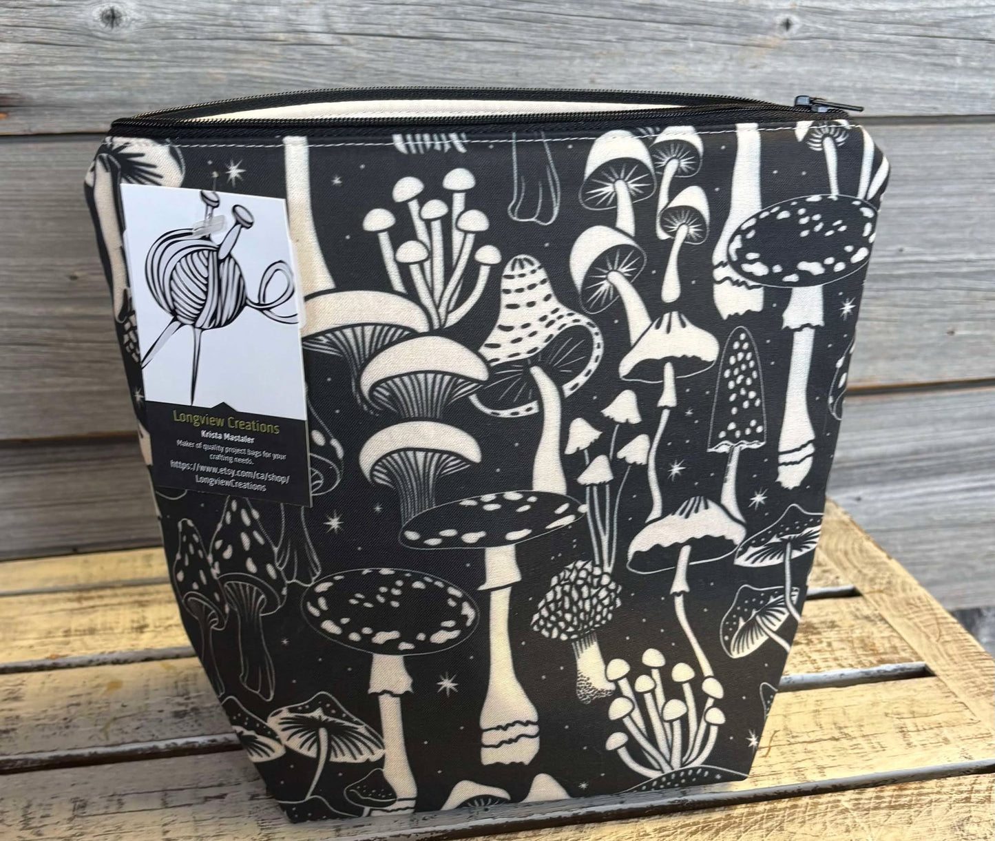 Sock Zippered Project Bag