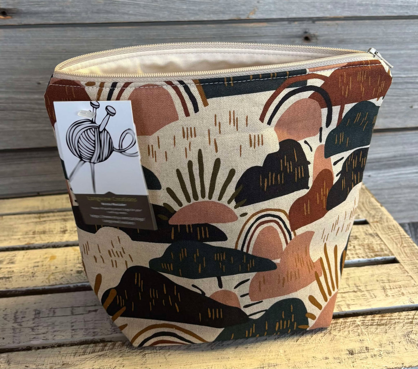 Sock Zippered Project Bag