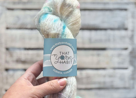 Splash from the Past Mohair Lace