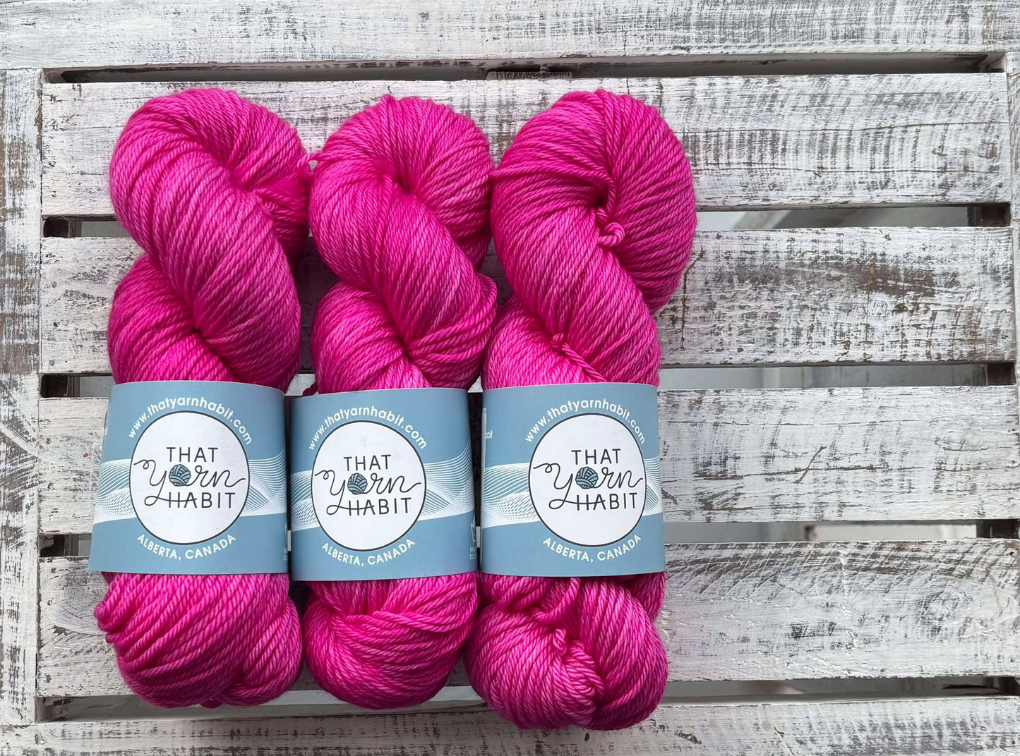 Magenta Cushy Worsted
