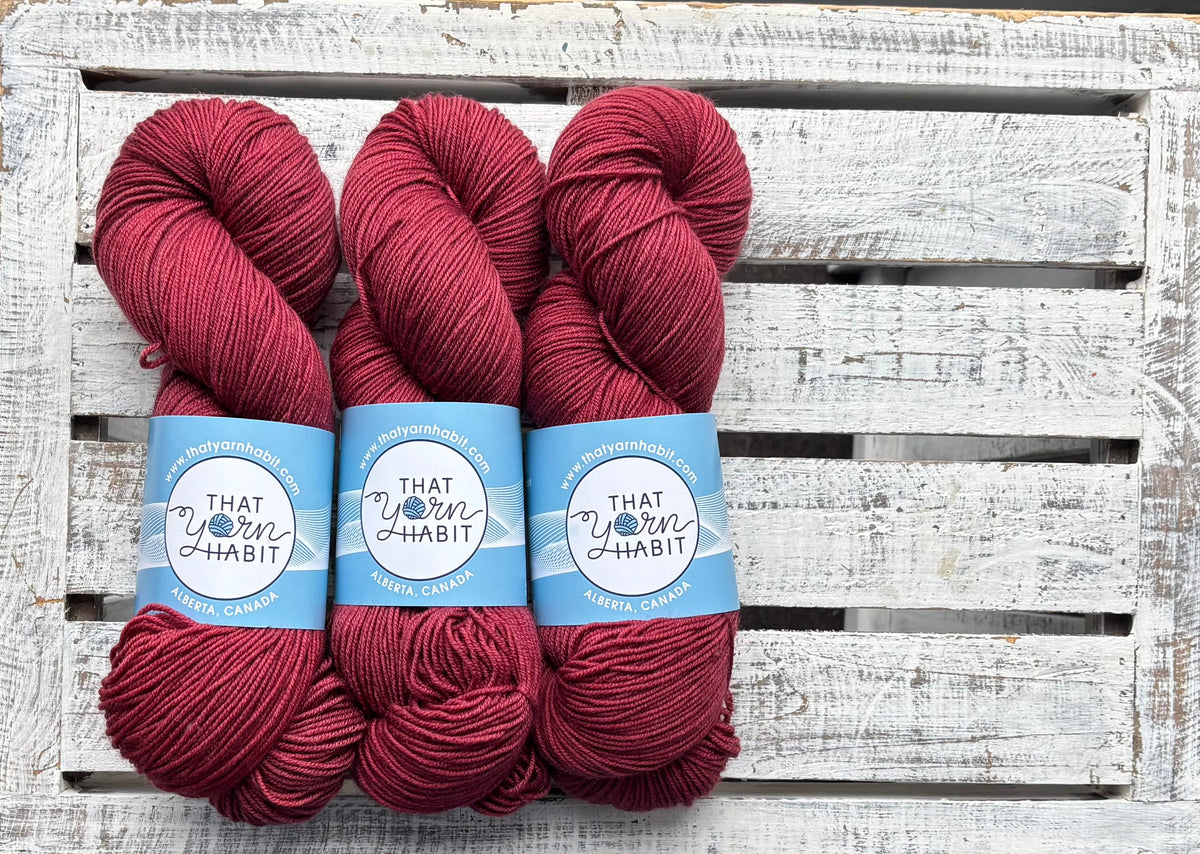 Red Acre Fingering 80/20