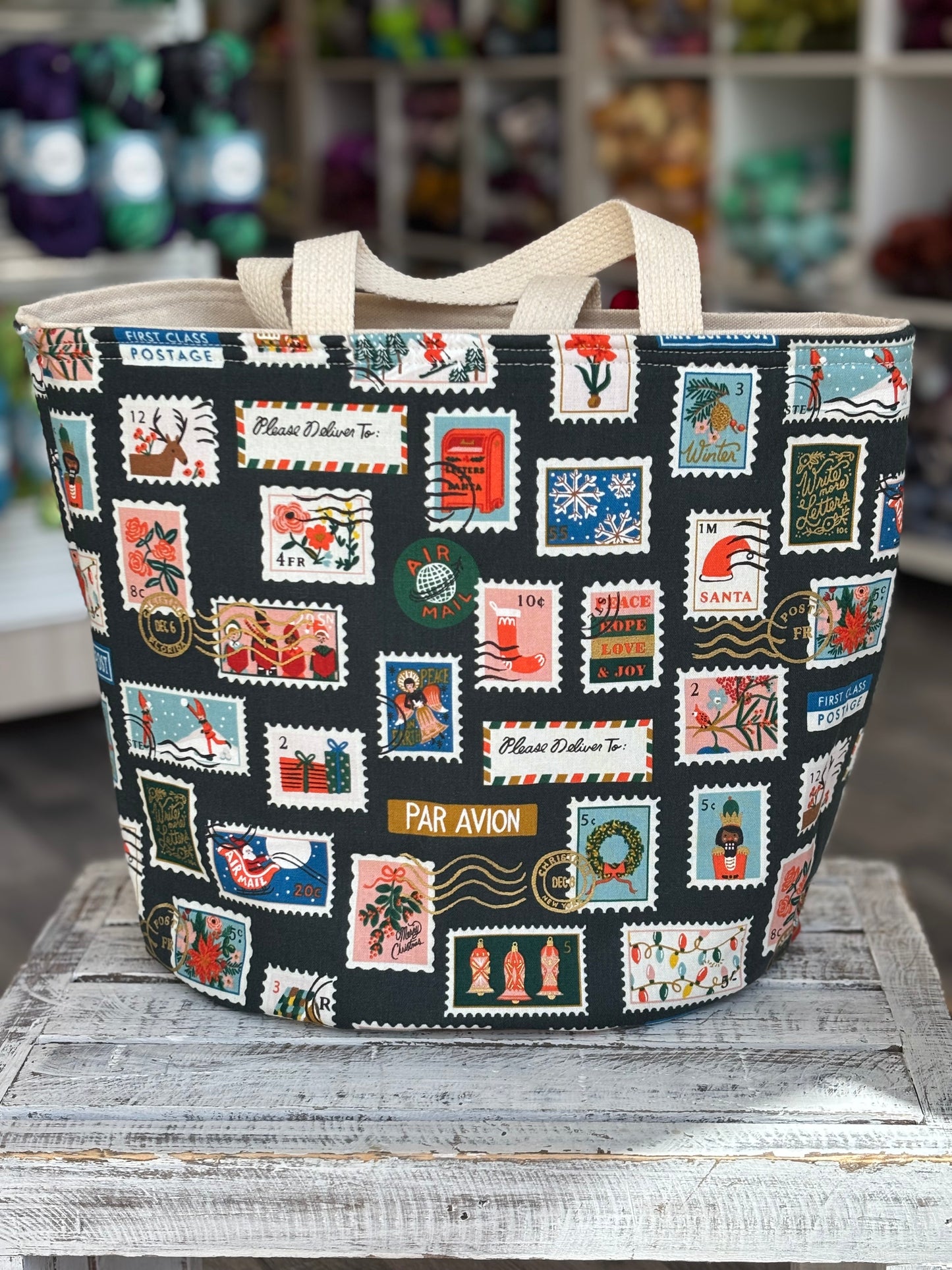 Large Bucket Tote Holiday Edition