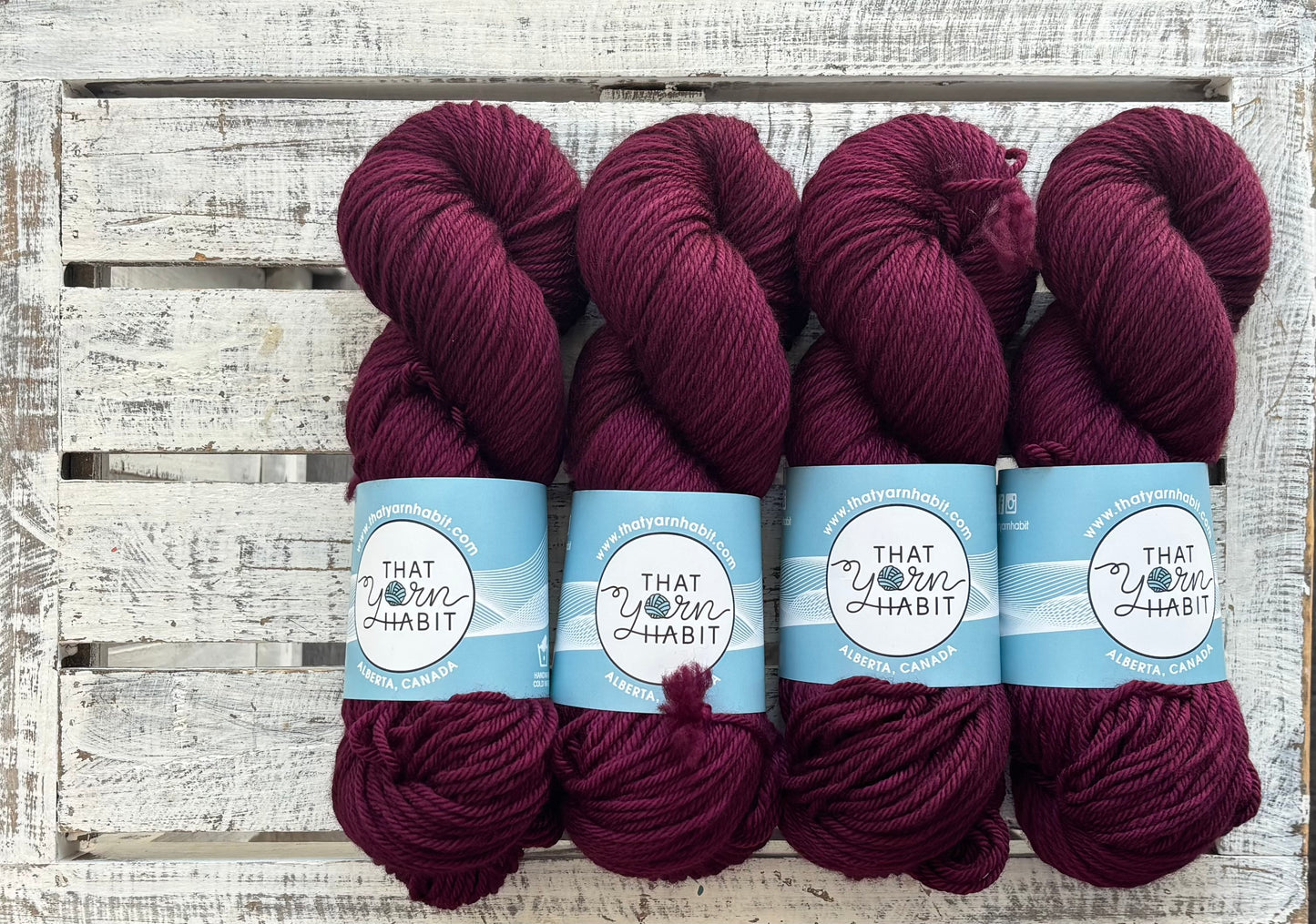 Cabernet All Day Cushy Worsted