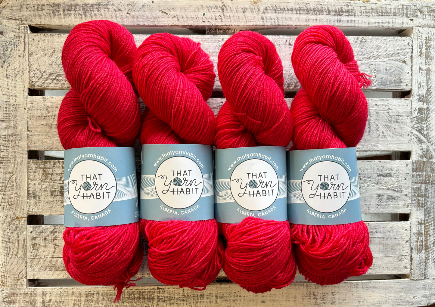 Poinsettia Red Fingering 80/20