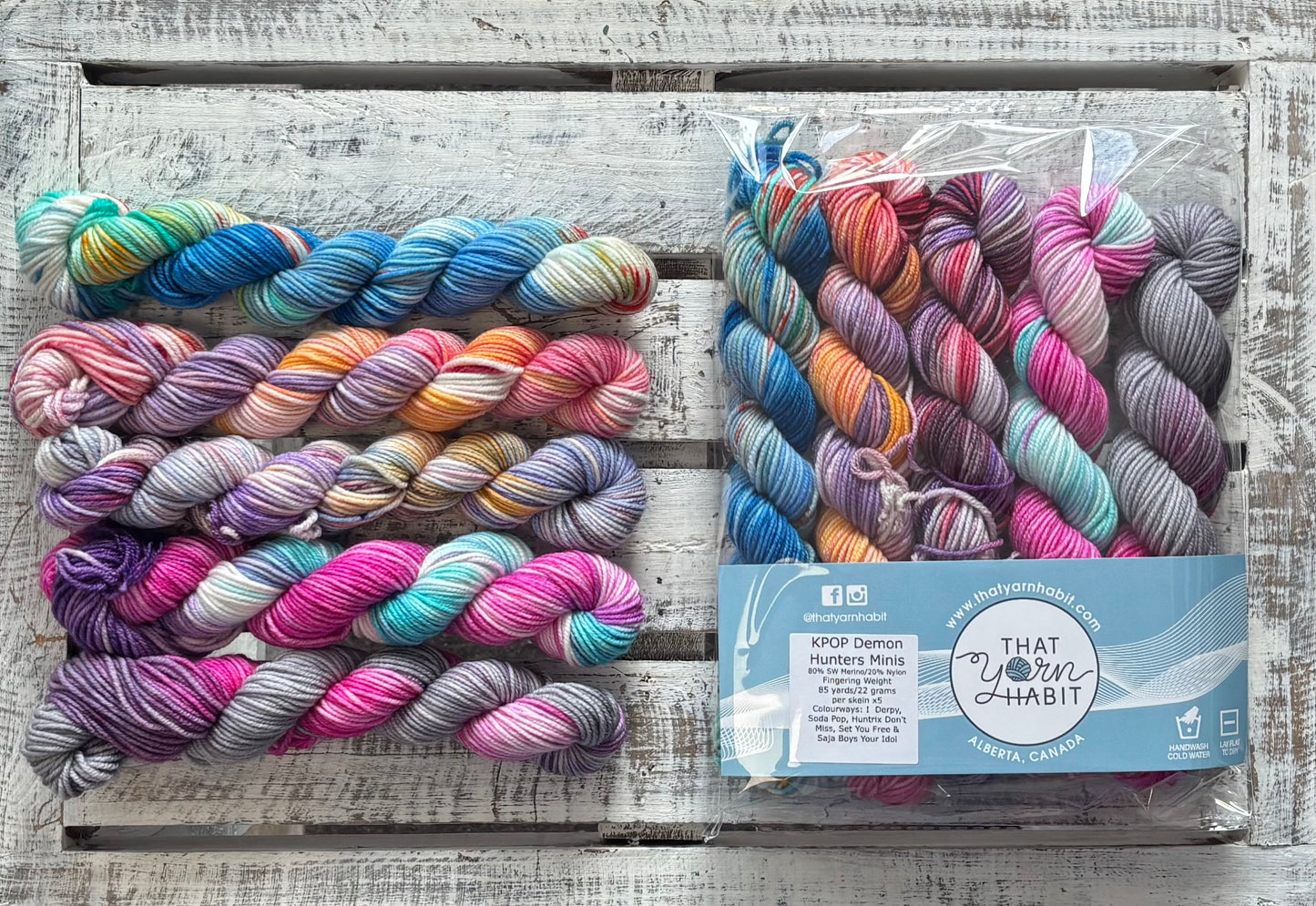 KPop Demon Hunters Mini Skein Set