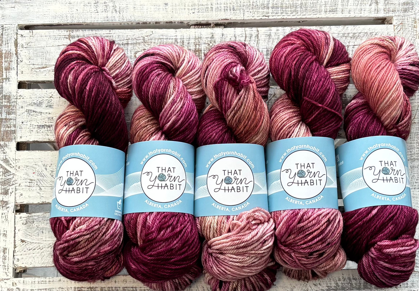 Crimson Canopy Cushy Worsted