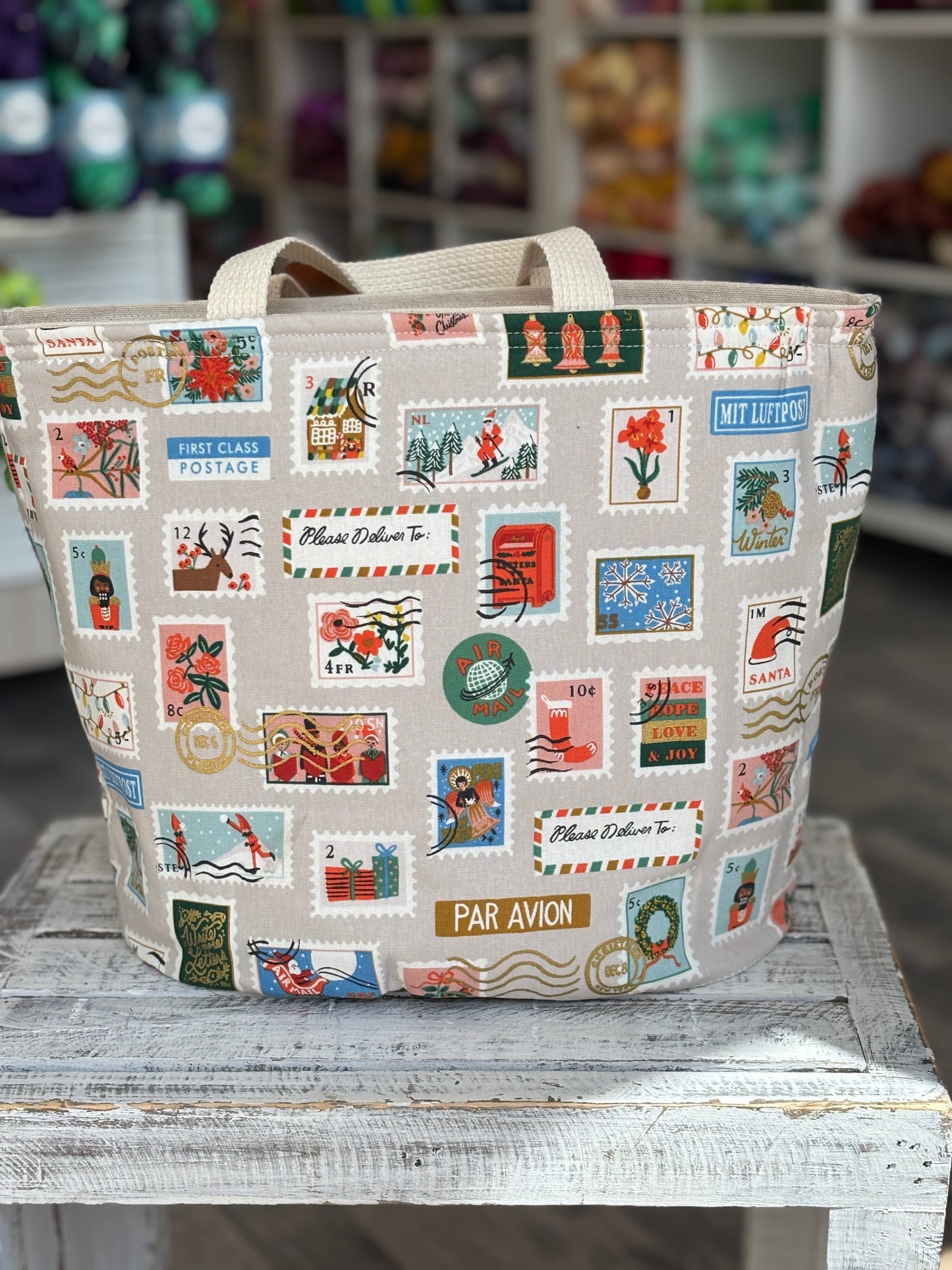 Large Bucket Tote Holiday Edition