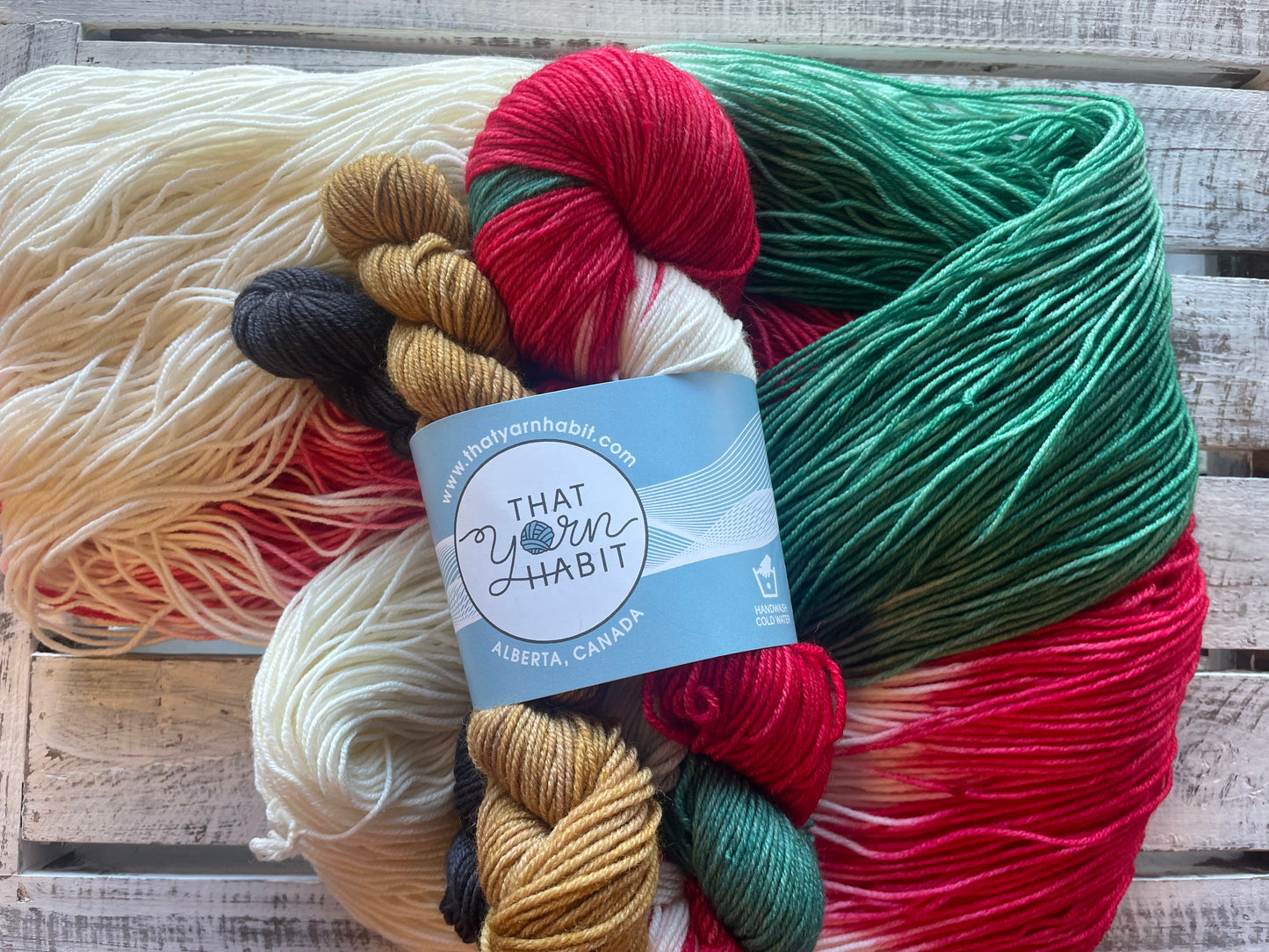 All I Want For Christmas Fingering 80/20 Sock Set