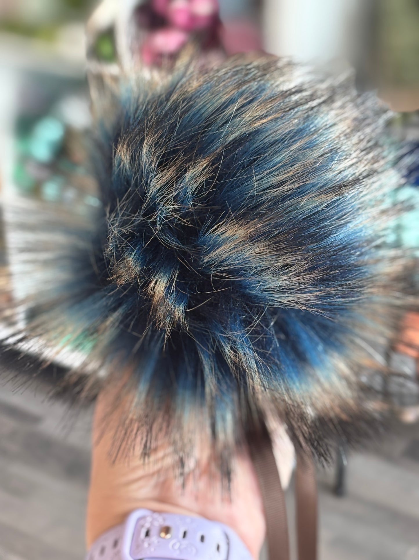 Faux Fur Pom Pom