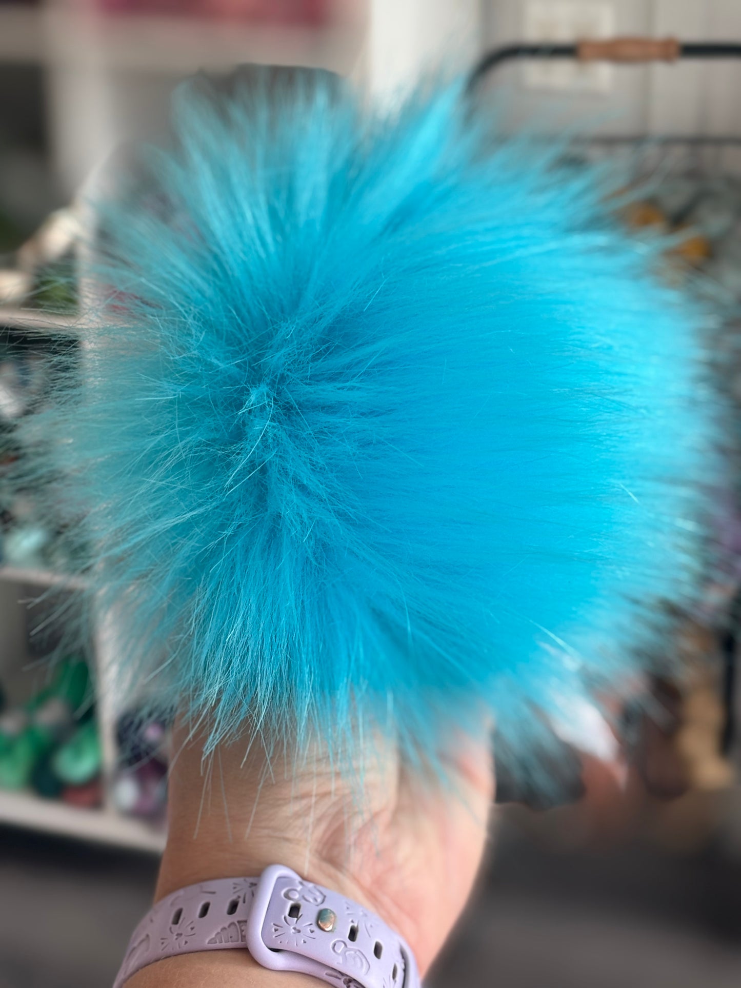 Faux Fur Pom Pom