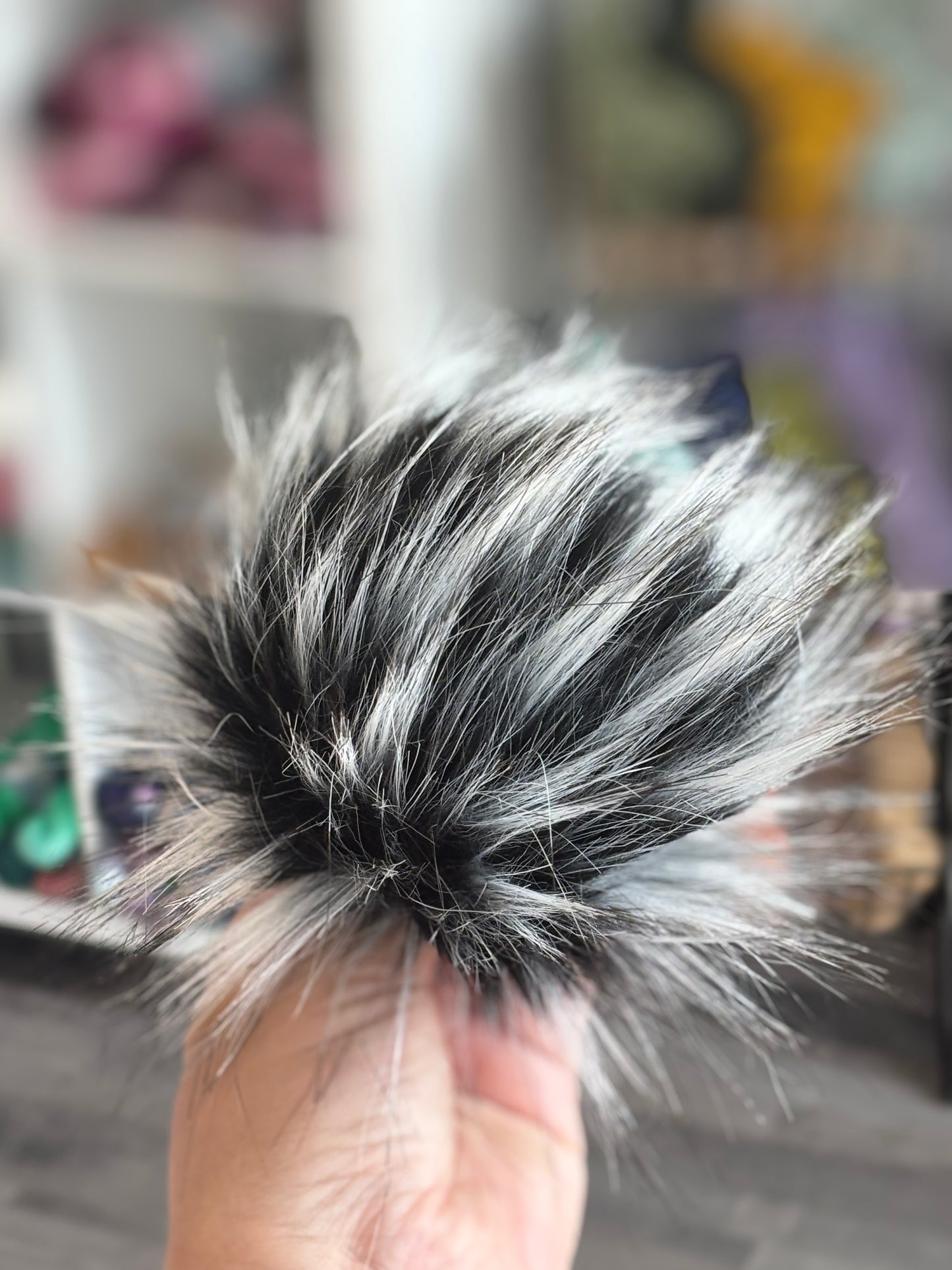Faux Fur Pom Pom