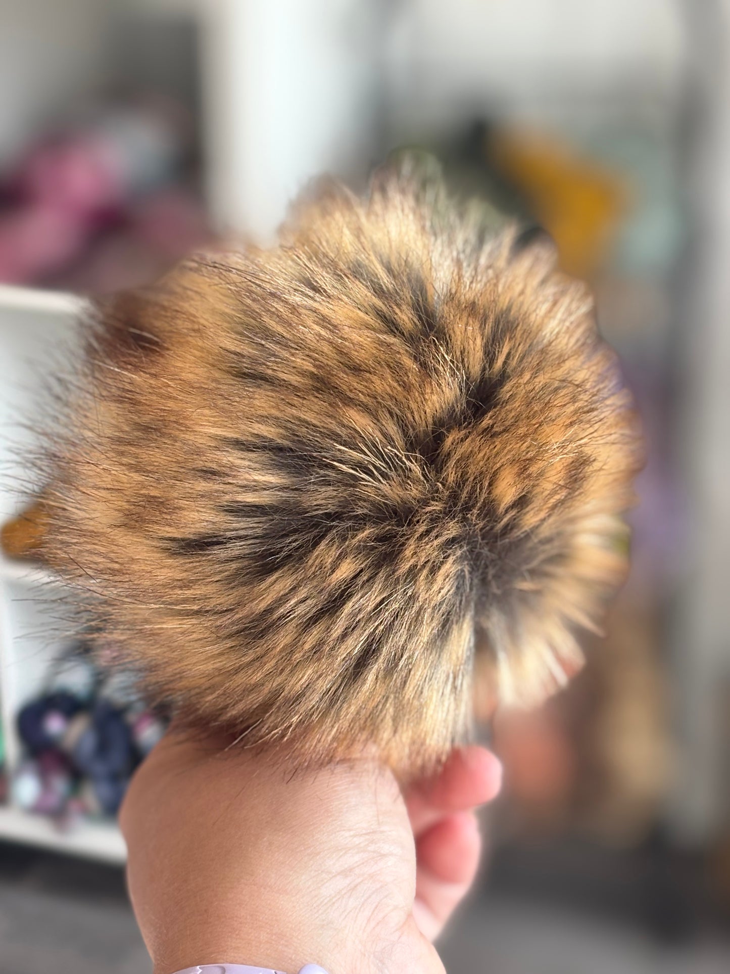 Faux Fur Pom Pom