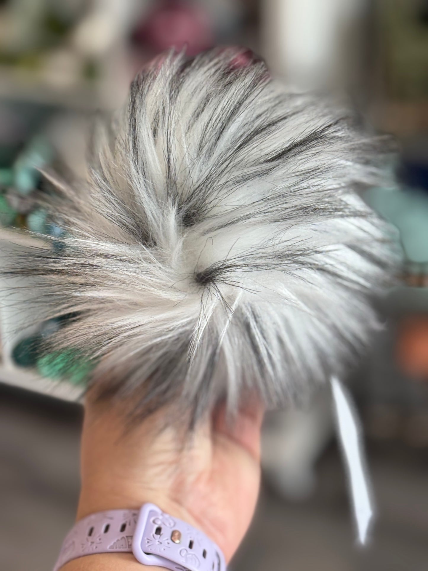 Faux Fur Pom Pom