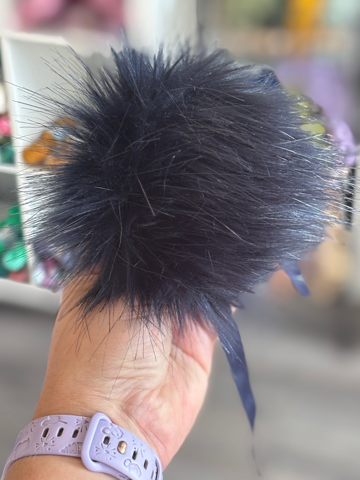 Faux Fur Pom Pom