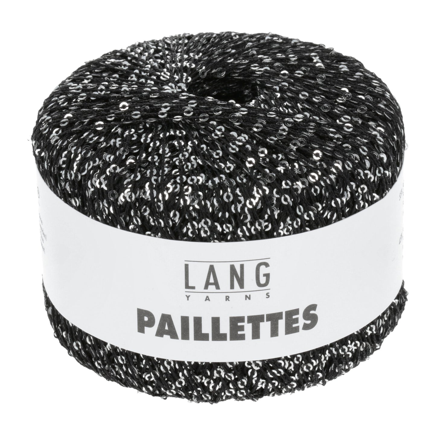 Silver Black Paillettes
