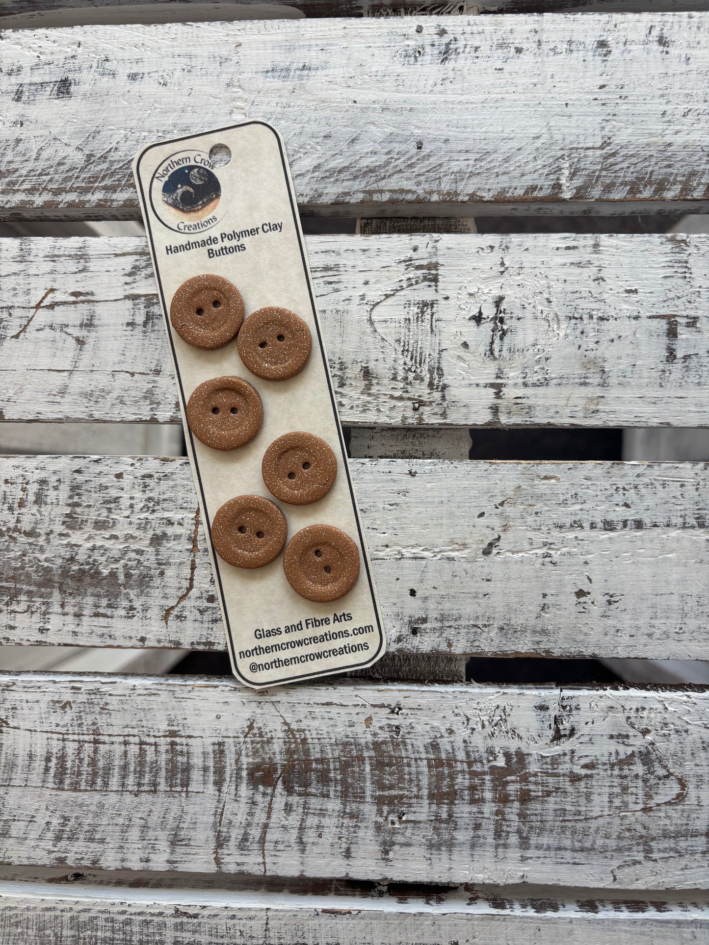 Glitz Polymer Clay Buttons