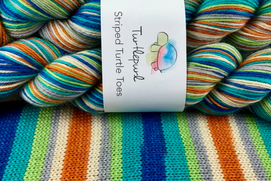 Patience Self Striping Sock