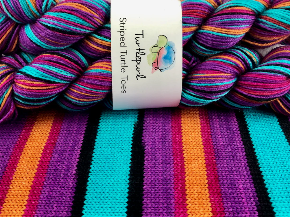 The Artist B-Side Self Striping Sock