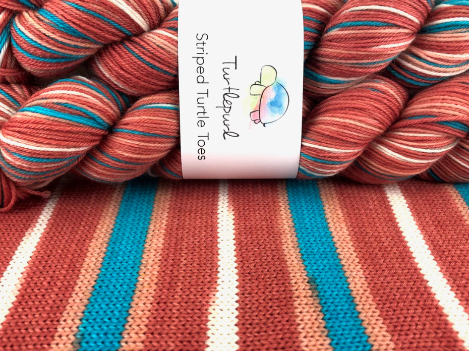 Down Under Self Striping Sock