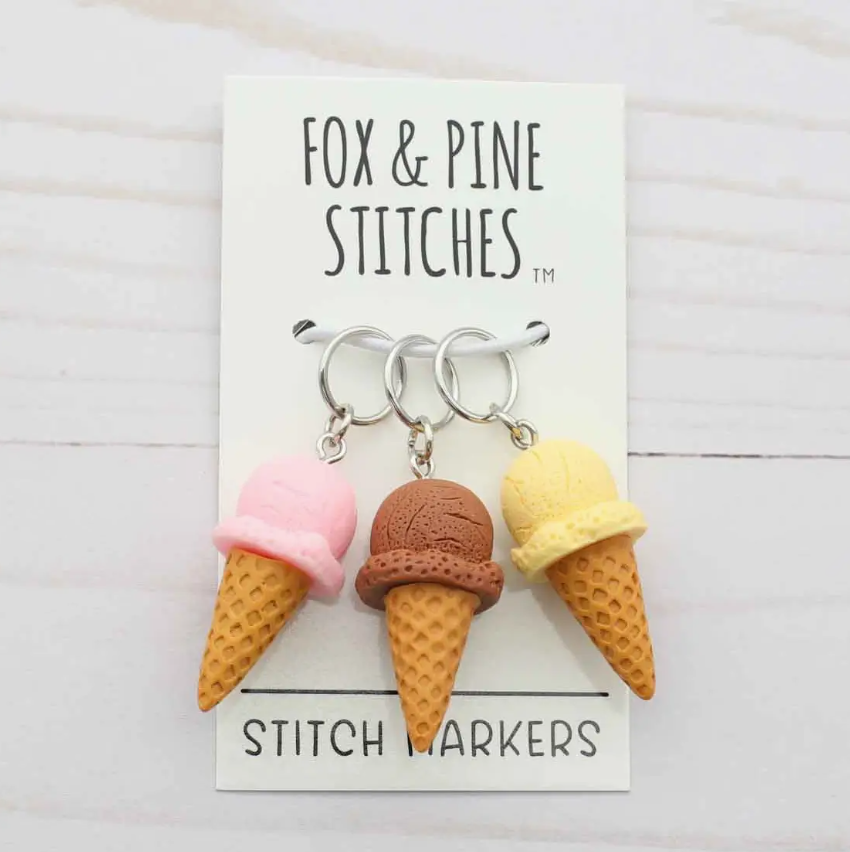 Ice Cream Stitch Markers