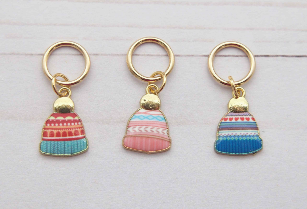 Fair Isle Toque Stitch Markers