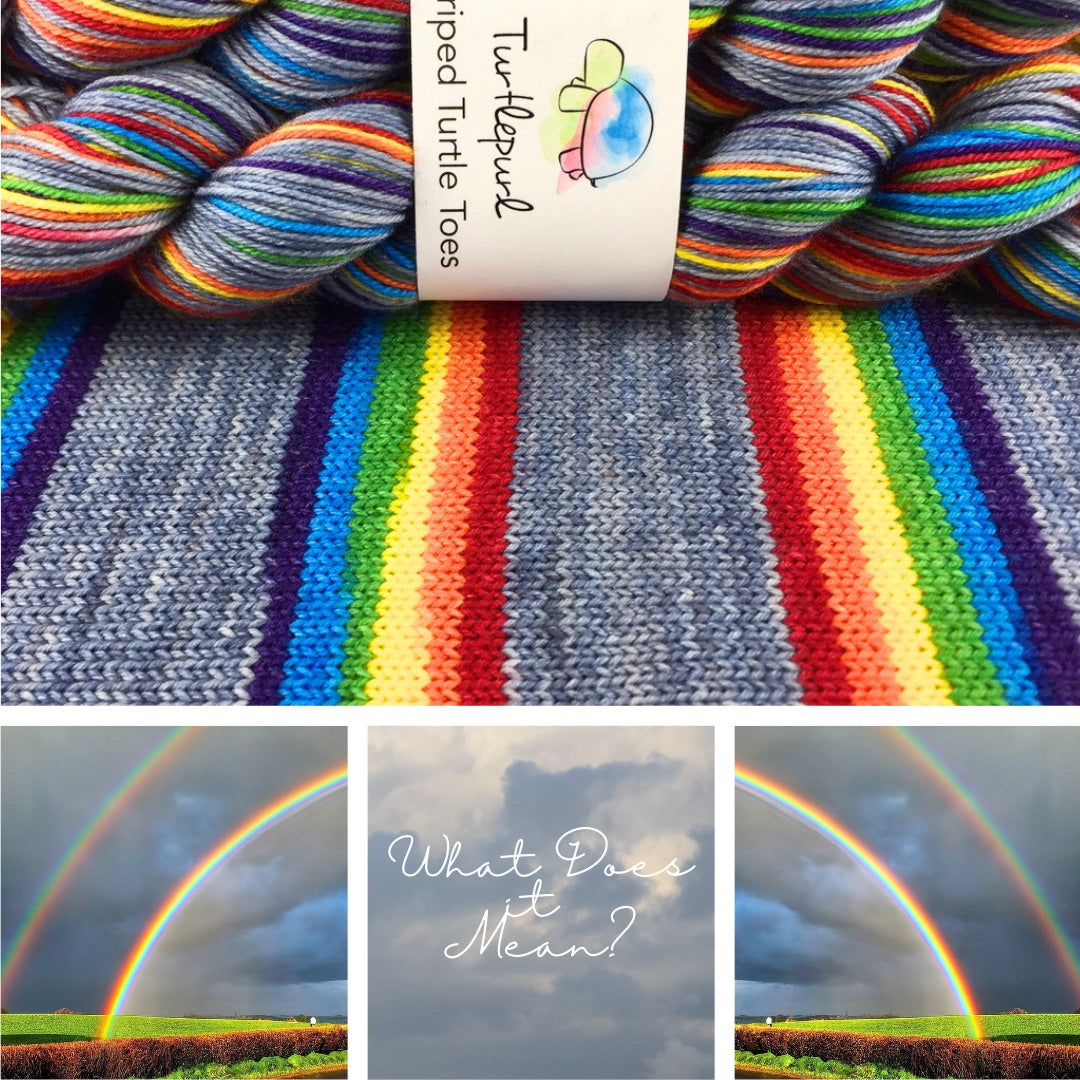 What Does It Mean? Self Striping Sock