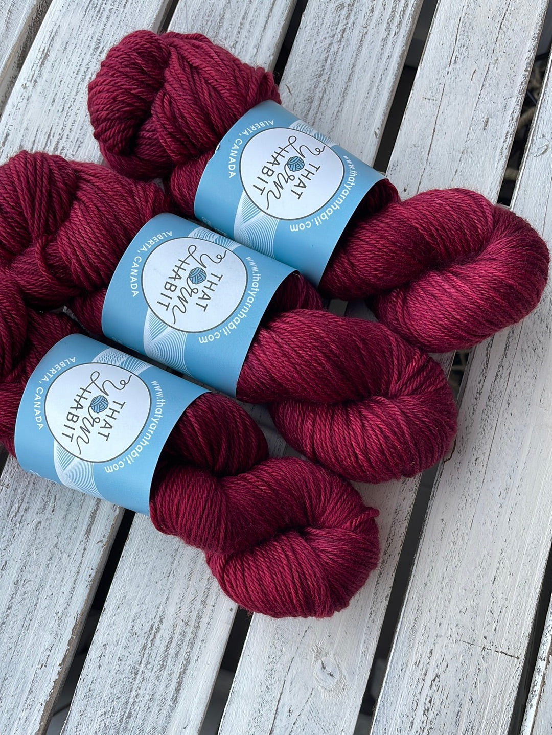 Cranberry Cushy Worsted