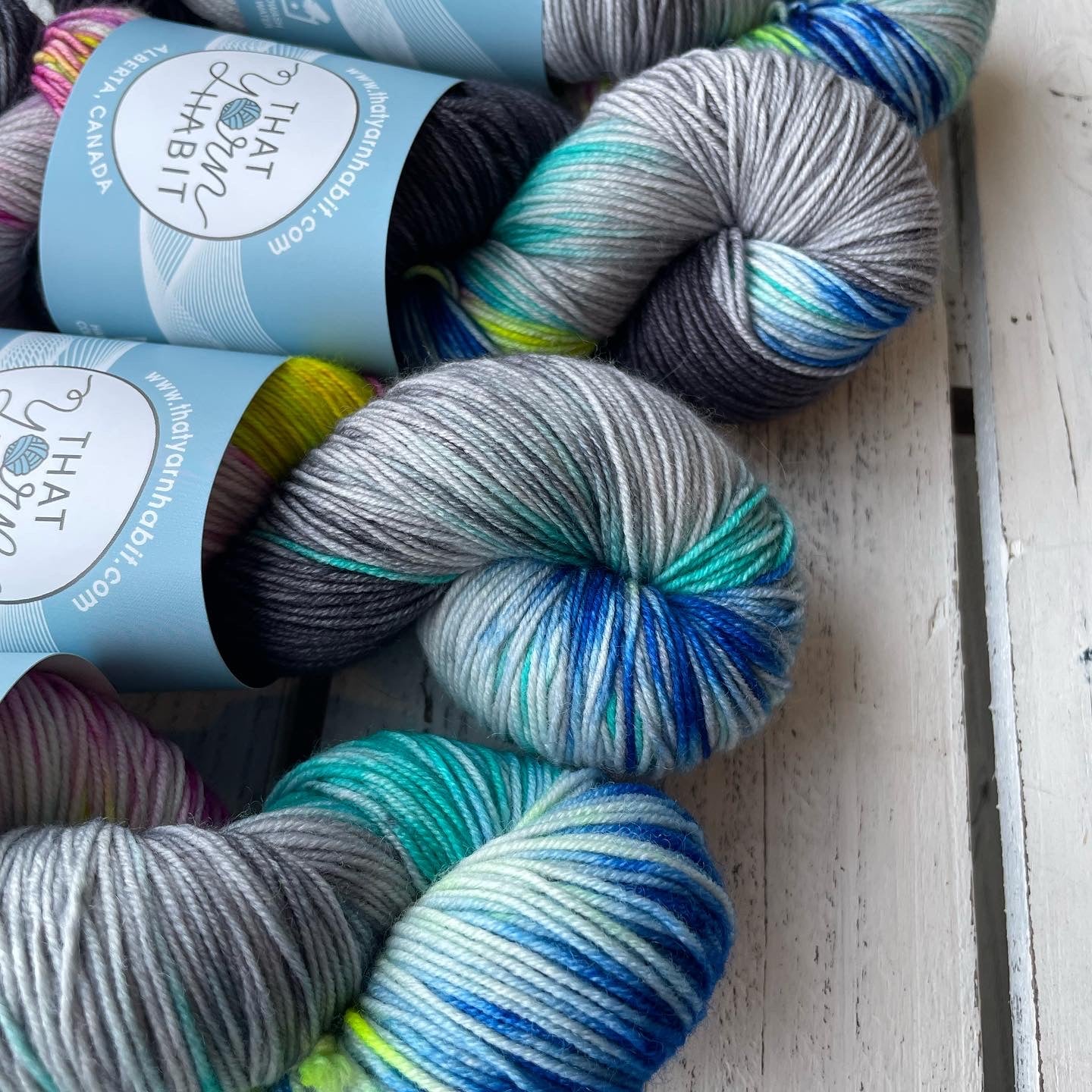 Wednesday Collection: Clash with the Rainbow Roommate Fingering 80/20