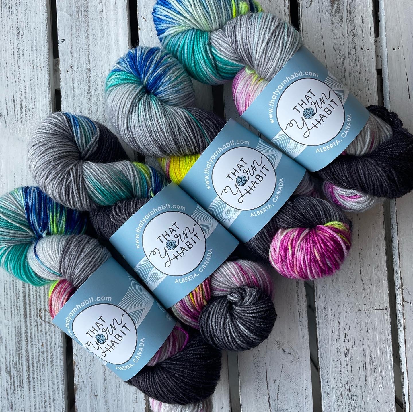 Wednesday Collection: Clash with the Rainbow Roommate Fingering 80/20