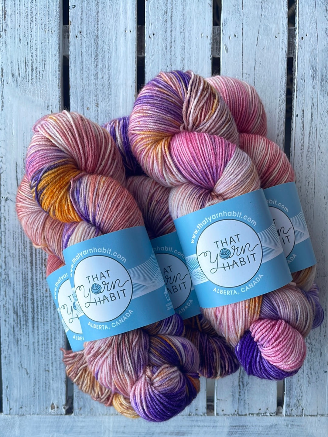 Friends Collection: Salmon Skin Roll Fingering 80/20