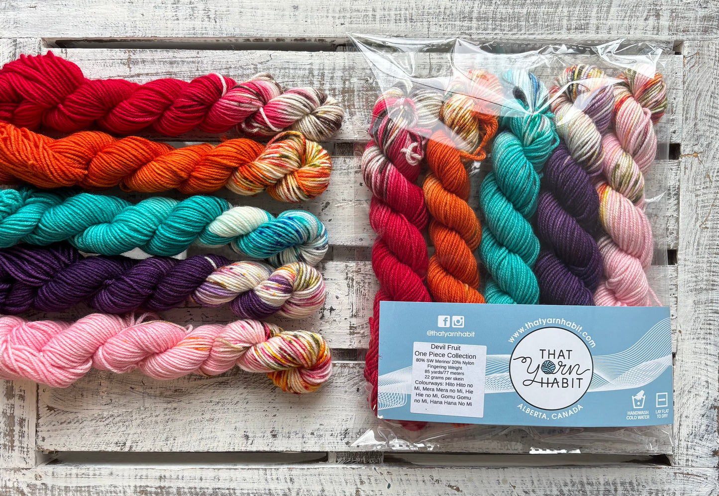 Devil Fruit: One Piece Collection Mini Skein Set