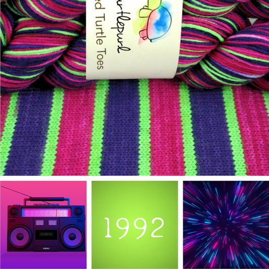 1992 Self Striping Sock