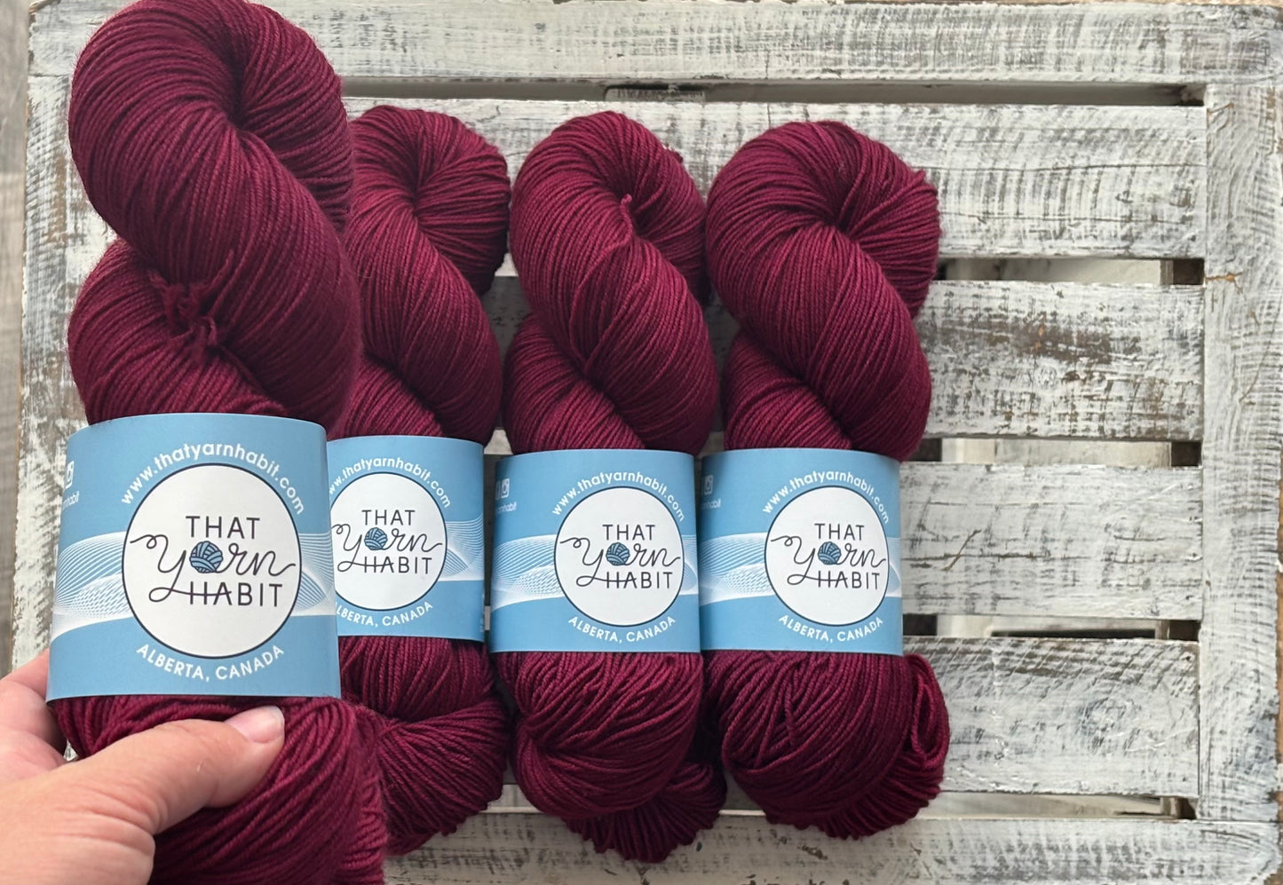 Mistletoe Red Fingering 80/20