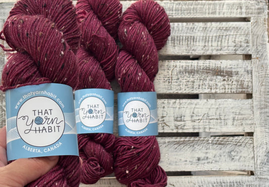 Mistletoe Red Tweedy DK Neutral
