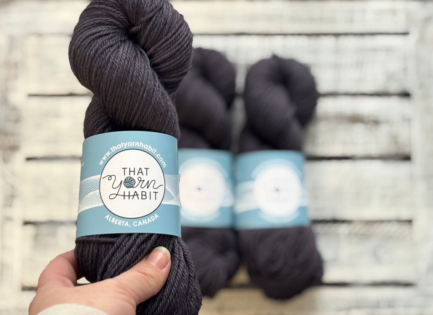 Charcoal Cushy Worsted