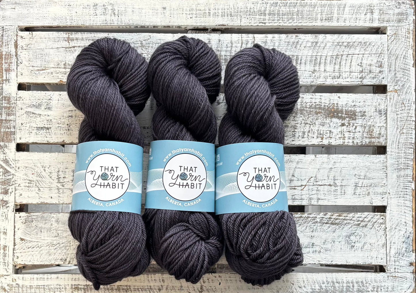 Charcoal Cushy Worsted