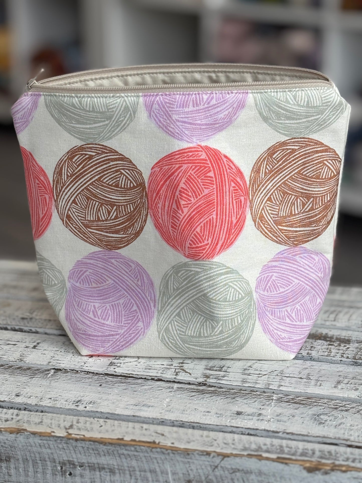 Sock Zippered Project Bag