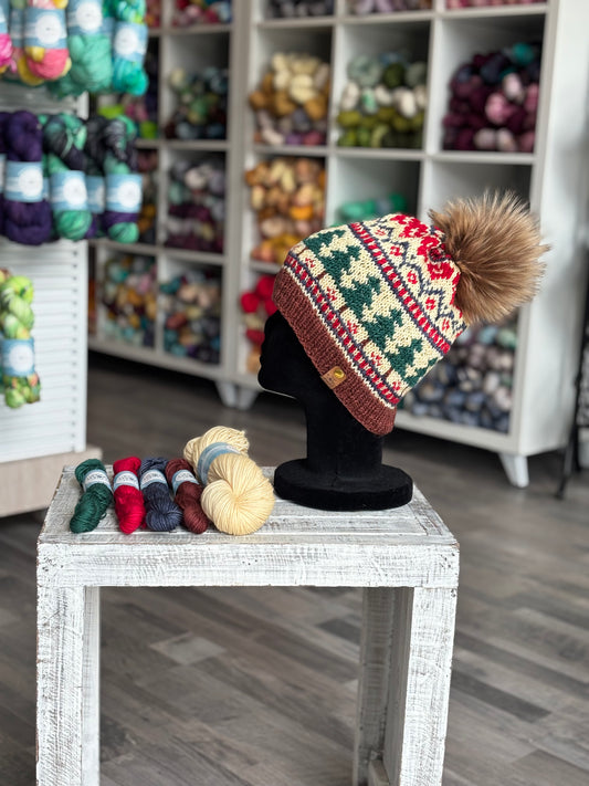 Little Pine Tree toque set