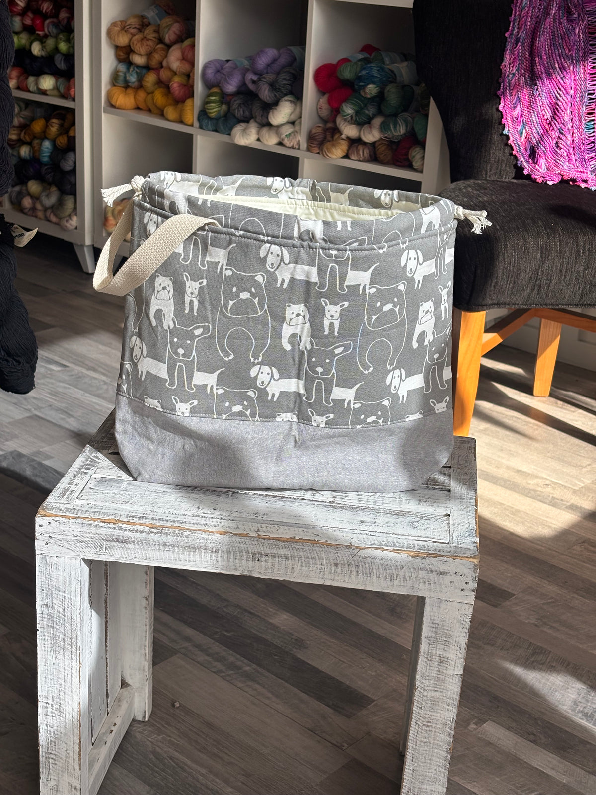 Large Drawstring Project Bag