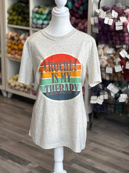 Crochet is my Therapy tee