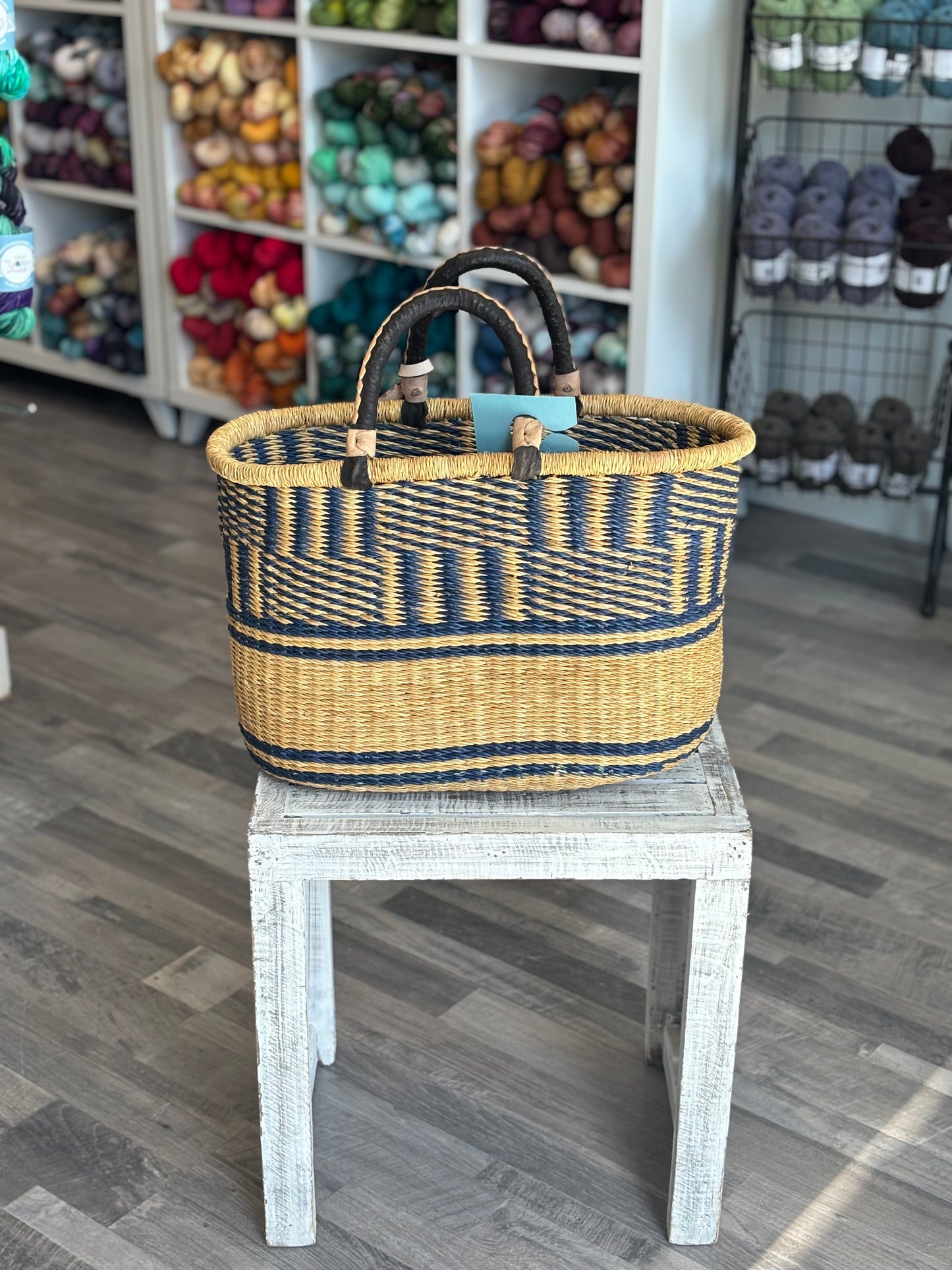 Oval Basket with Two Handles - Large
