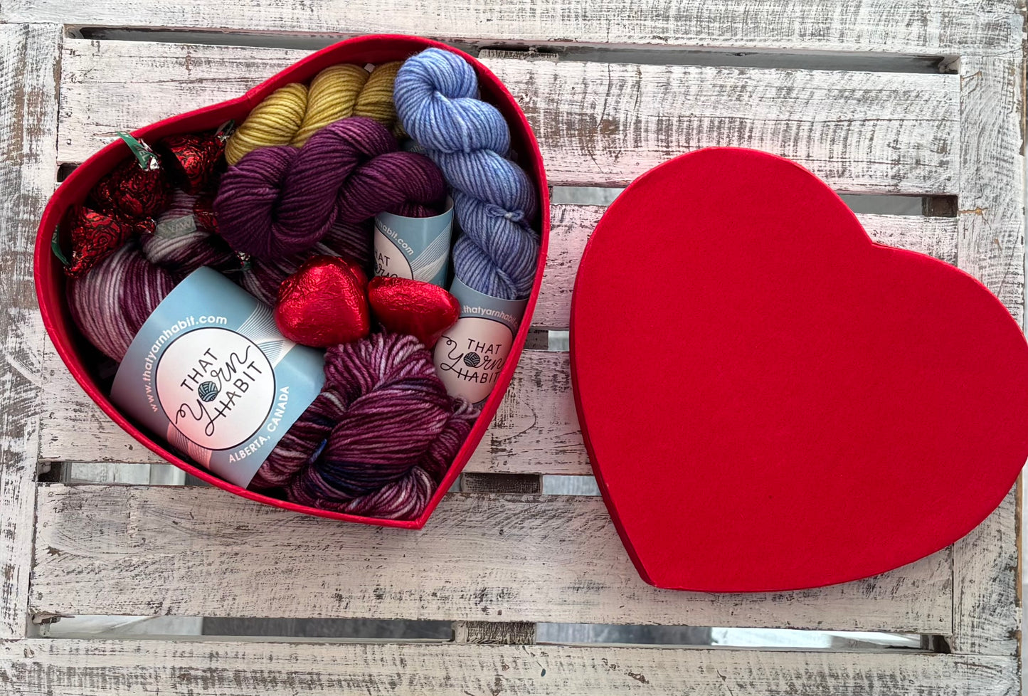 Valentines Yarn Boxes Extra