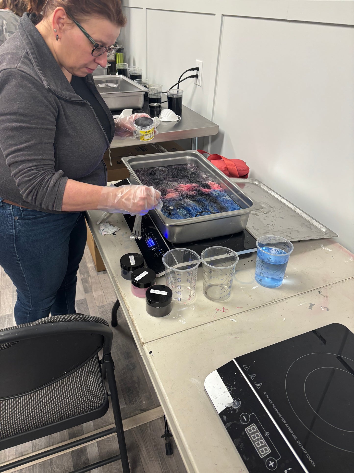 Sweater Quantity Dye Workshop