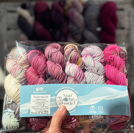 Supernatural Fingering 80/20 Half Skein Set