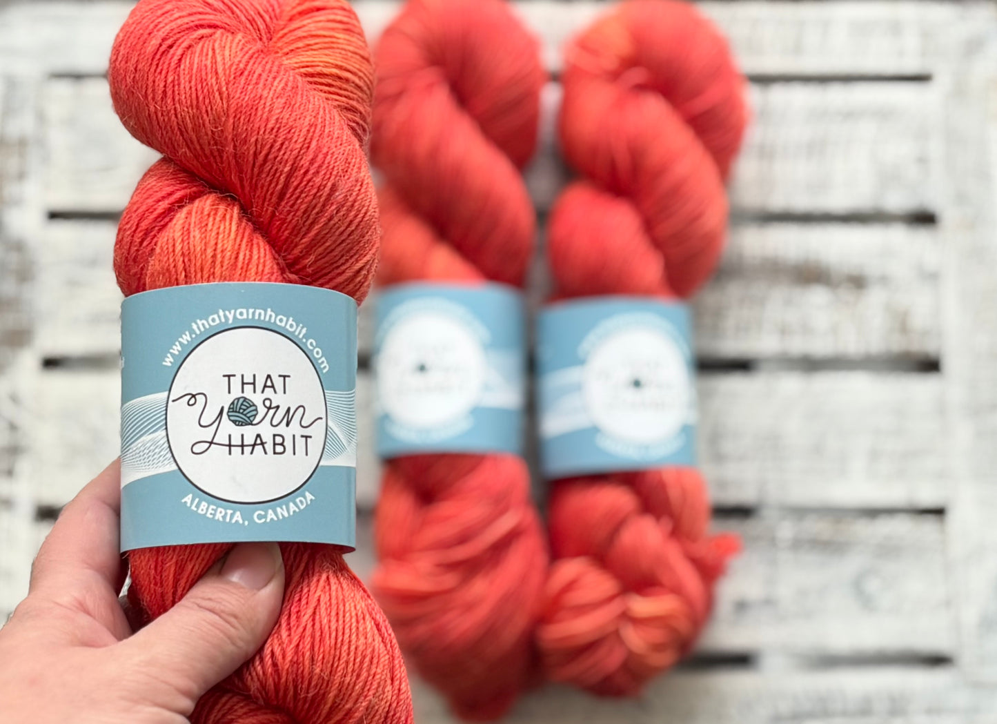 Blood Orange Cloud Sock