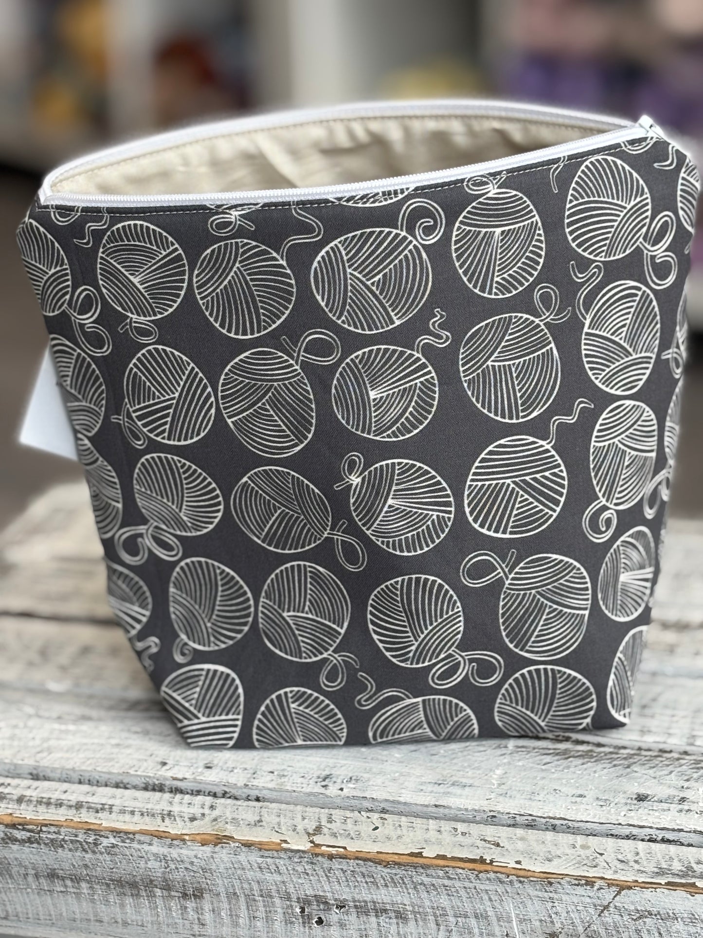 Sock Zippered Project Bag