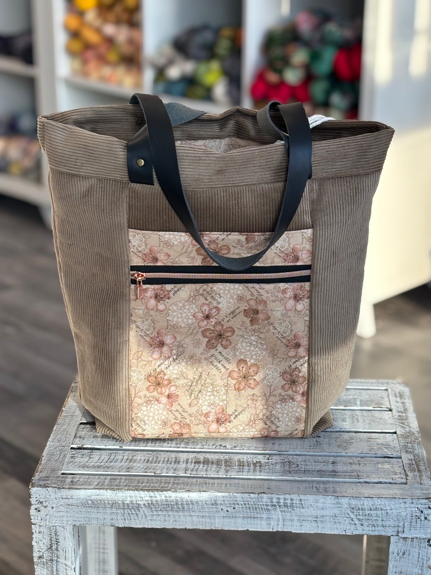 Large Firefly Tote with Drawstring